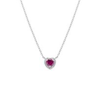 Collana Amen Donna Dolce cuore in Argento Zircone CLTICUBRZ